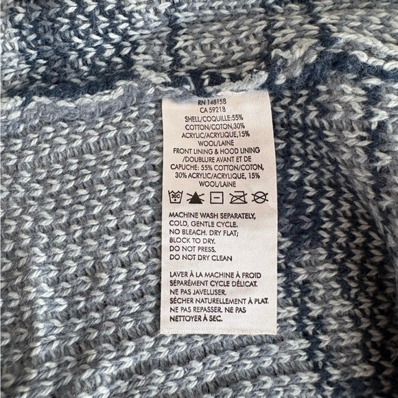 NWT Pendleton Blue and Grey Cardigan M - Picture 8 of 11